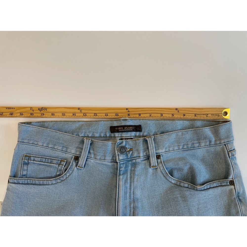 Cody James Jackson Slim Straight Jeans Mens 36x32 Western Cowboy Blue Denim - Picture 6 of 9